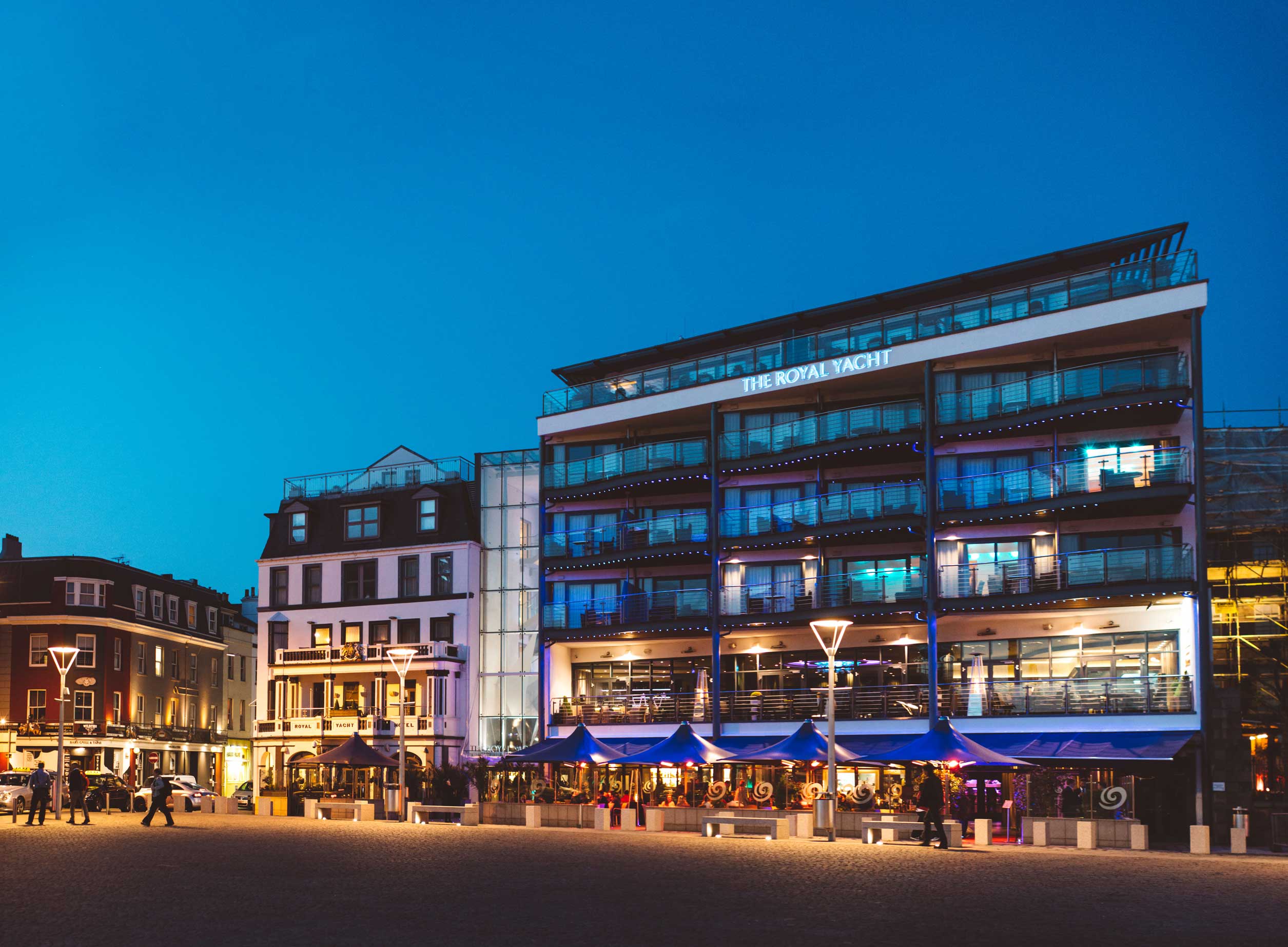 Royal yacht exterior